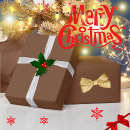 Buscar color llano papel de regalo Navidad