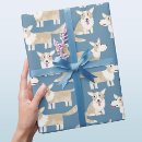 Buscar dog papel de regalo Adorable
