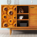 Buscar girasoles papel de seda Rústico