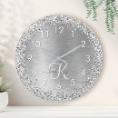 Buscar plata metalizada relojes de pared Para todos