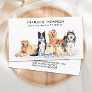 Buscar entrenamiento del perro tarjetas de visita General y unisex