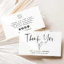 Buscar gracias por su negocio tarjetas de visita Moderno