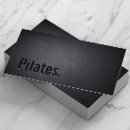 Buscar pilates tarjetas de visita Fitness
