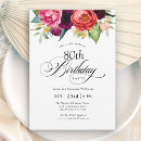 Buscar 80 a fiesta rústica invitaciones de cumpleaños Para ella