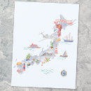Buscar mapa de japón postales Japonés