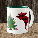 Buscar moose tazas Rústico