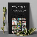 Buscar de vida invitaciones Servicio conmemorativo