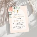 Buscar primera comunión floral invitaciones Chica