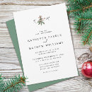 Buscar muérdago invitaciones Elegante