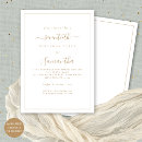 Buscar gold border invitaciones Elegante