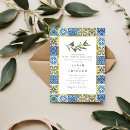 Buscar blue boda invitaciones Mediterráneo