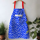 Buscar brillantes delantales Azul