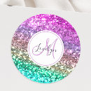 Buscar azul brillante pegatinas Para ella