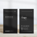 Buscar negro tarjetas de visita Blanco y negro
