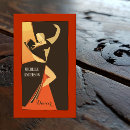 Buscar bailarina profesional tarjetas de visita Estudio de danza