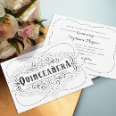 Buscar blanco y negro invitaciones quinceañera Hija