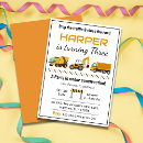Buscar camioneros invitaciones Para niños