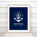 Buscar ancla blanca posters Azul