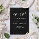 Buscar votos invitaciones Blanco y negro