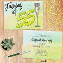 Buscar 55 o invitaciones de cumpleaños 55º