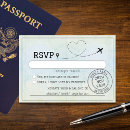 Buscar pasaporte elegante invitaciones Moderno y elegante