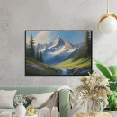 Buscar alpina arte Paisaje montañoso