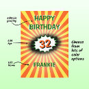 Buscar 32 años tarjetas Treinta y dos