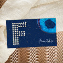 Buscar letra f tarjetas de visita Monograma