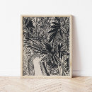 Buscar dibujo botánico posters Blanco y negro