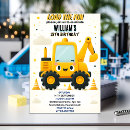 Buscar excavadora invitaciones Moderno