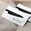 Buscar knife tarjetas de visita Chef