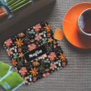 Buscar flores negras posavasos Para ellos