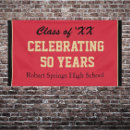 Buscar 50 años lonas Rojo