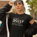 Buscar mandón camisetas Divertido