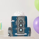 Buscar cámara del vintage papel de regalo Película