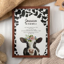 Buscar granja invitaciones de cumpleaños Vaca