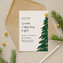 Buscar árbol verde invitaciones de navidad Fiesta de navidades anuales