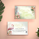 Buscar flamingo tarjetas de visita Elegante