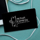 Buscar reparación del teléfono tarjetas de visita Profesional