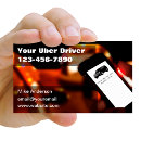 Buscar conductor taxi de tarjetas de visita Moderno