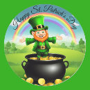 Buscar leprechaun pegatinas Niños