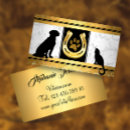 Buscar silueta animal tarjetas de visita Perro