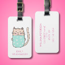 Buscar gatitos etiquetas para maletas Chica