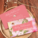 Buscar color rosa de tarjetas de visita Consultor