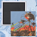 Buscar extraterrestre imanes Retro