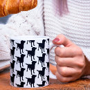 Buscar silueta del perro tazas Para todos