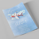 Buscar airplane invitaciones Azul