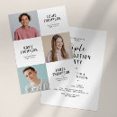 Buscar triple invitaciones Blanco y negro