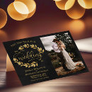Buscar letras doradas en negro invitaciones Invitados