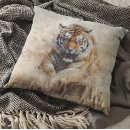 Buscar poderoso cojines Tigre